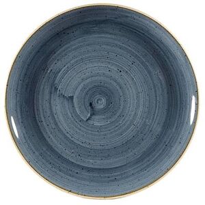 "Churchill SBBSEV111 11 1/4"" Round Stonecast Evolve Plate - Ceramic, Blueberry"