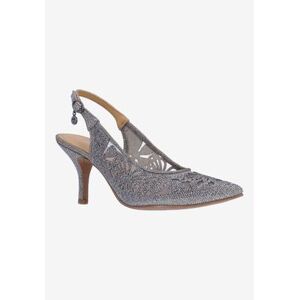 Wide Width Women's Vanani Pump by J. Renee in Pewter (Size 7 1/2 W)