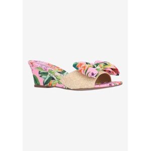 Women's Milena Sandal by J. Renee in Natural Pink Green (Size 10 M)