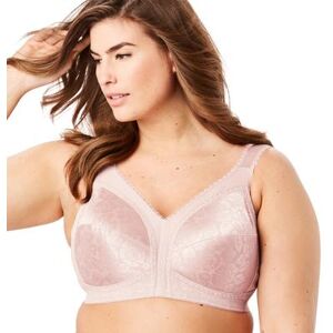 Plus Size Women's Playtex® 18 Hour Ultimate Shoulder Comfort Wireless Bra 4693 by Playtex in Pretty Blush (Size 46 DDD)