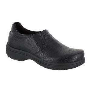 Women's Bind Slip-Ons by Easy Works by Easy Street® in Black Embossed (Size 11 M)