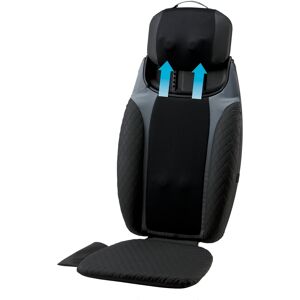 HoMedics 2-in-1 Shiatsu Massaging Seat Topper with Removable Massage Pillow and Heat - Black