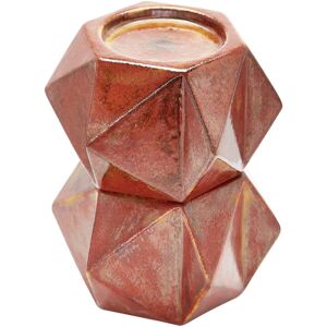 Dimond Home Large Ceramic Star Candle Holders - Russett. Set of 2 - Orange Rus