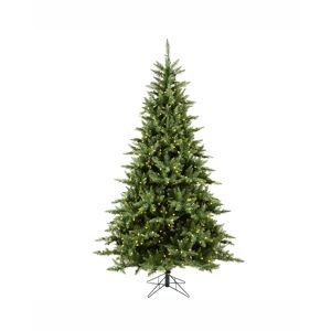 Vickerman 7.5' Camdon Fir Artificial Christmas Tree with 800 Warm White Led Lights - Green