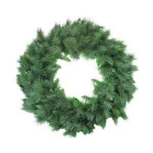 Northlight White Valley Pine Artificial Christmas Wreath - 48-Inch Unlit - Green