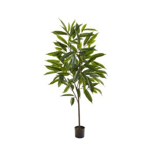 Nearly Natural 52in. Long Leaf Ficus Artificial Plant - Green