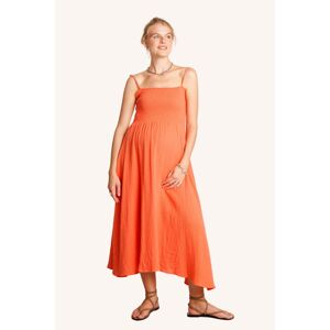 Nom Maternity Maternity Easy Dress - Orange