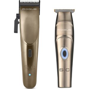 StyleCraft Professional Rogue Hair Clipper & Trimmer Combo - Matte Gunmetal - Metallic Gunmetal