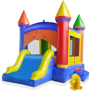 Cloud 9 Commercial Inflatable Bounce House with Water Slide and Blower - Without pool