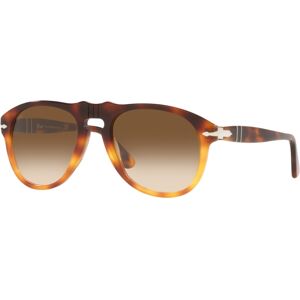 Persol Men's Sunglasses, PO0649 54 - Dk Brown, Light Brown Tortoise