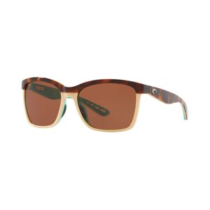 Costa Del Mar Polarized Sunglasses, Cdm Anaa 55 - TORTOISE/COPPER