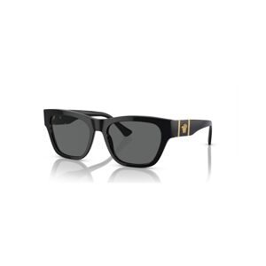 Versace Men's Low Bridge Fit Sunglasses VE4457F - Black