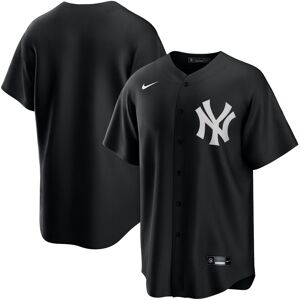 Nike Men's Nike Black, White New York Yankees Official Replica Jersey - Black