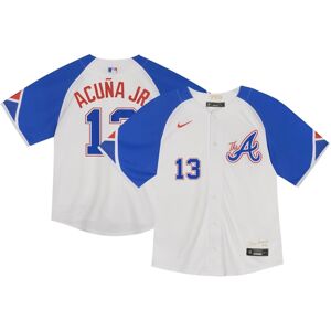 Nike Toddler Ronald Acuna Jr. White Atlanta Braves City Connect Limited Player Jersey - White