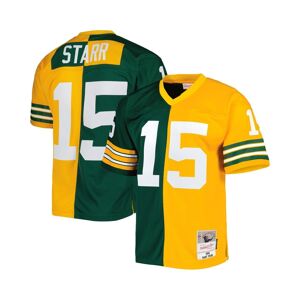 Mitchell & Ness Men's Mitchell & Ness Bart Starr Green, Gold Green Bay Packers 1969 Split Legacy Replica Jersey - Green, Gold