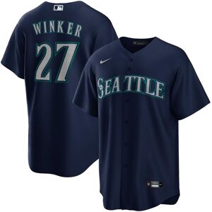 Nike Men's Nike Jesse Winker Navy Seattle Mariners Alternate Replica Player Jersey - Navy