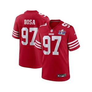 Men's Nike Nick Bosa Scarlet San Francisco 49ers Super Bowl Lviii Game Jersey - Scarlet