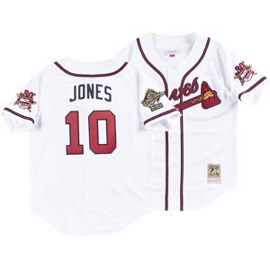 Mitchell & Ness Men's Chipper Jones Atlanta Braves Authentic Cooperstown Jersey - White