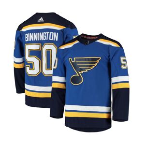 Adidas Men's Jordan Binnington Blue St. Louis Blues Home Authentic Player Jersey - Blue