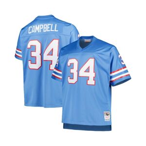 Mitchell & Ness Men's Mitchell & Ness Earl Campbell Light Blue Houston Oilers Big and Tall 1980 Retired Player Replica Jersey - Light Blue