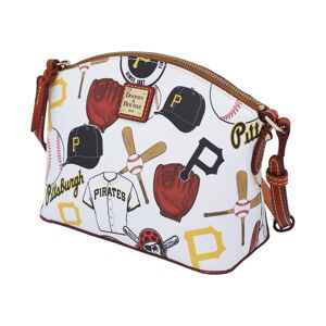 Dooney & Bourke Women's Dooney & Bourke Pittsburgh Pirates Gameday Suki Crossbody with Medium Wristlet - White