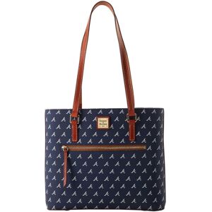 Dooney & Bourke Women's Dooney & Bourke Atlanta Braves Signature Shopper Purse - Navy