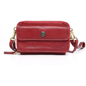 Old Trend Women's Genuine Leather Northwood Crossbody Wallet - Red