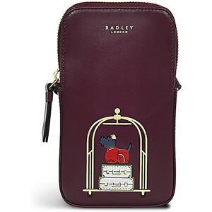 Radley London Radley Bellboy Mini Zip Around Phone Crossbody - Dark Cherry