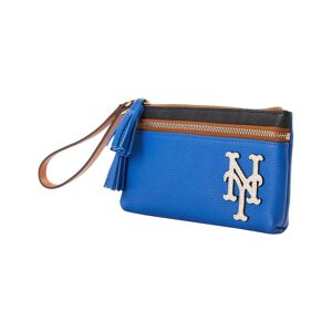 Dooney & Bourke Dooney Bourke New York Mets Infield Double-Zip Wristlet - French Blu