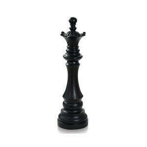 Stylecraft Home Collection StyleCraft Queen Chess Piece Matte Finish on Resin - Matte Black