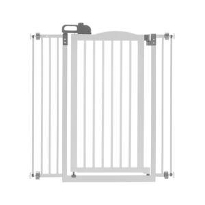 Richell Tall One-Touch Gate Ii - White