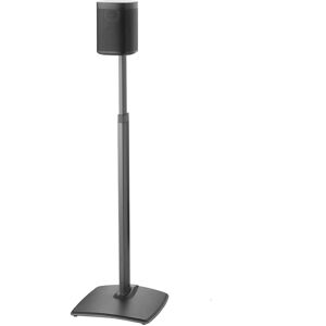 Sanus WSSA1 Adjustable Height Wireless Speaker Stand for Sonos One, Play:1, and Play:3 - Each - Black