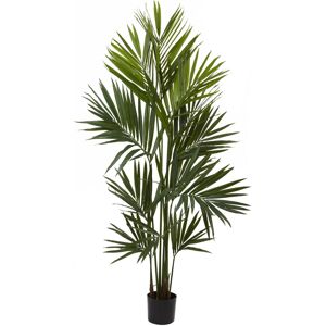 Nearly Natural 7' Kentia Palm Silk Tree - Green