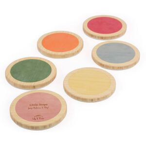 Lily And River Bamboo Little Steps Montessori Stepping Stones - Natural