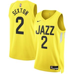 Nike Men's and Women's Nike Collin Sexton Gold Utah Jazz Swingman Jersey - Icon Edition - Gold