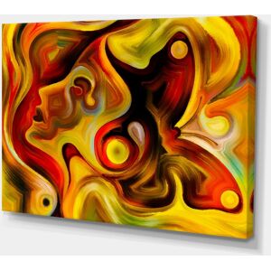 Design Art Designart Butterfly'S Emotions Abstract Canvas Art Print - 32