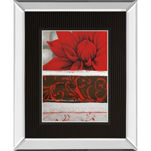 Classy Art Sumptuous Red by Jasmin Zara Copley Mirror Framed Print Wall Art, 34