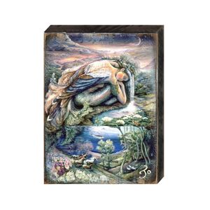 Designocracy Mer Angel Wall Wooden Decor by Josephine Wall - Multi