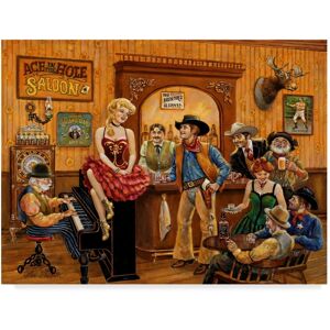 Trademark Global Lee Dubin 'Wild Wild West Saloon' Canvas Art - 47