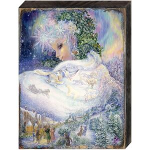 Designocracy Snow Queen Wall Wooden Decor by Josephine Wall - Multi