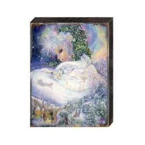 Designocracy Snow Queen Wall Wooden Decor by Josephine Wall - Multi