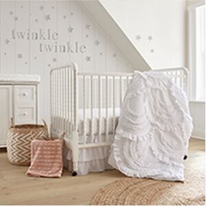 Levtex Baby Skylar 4-Pc. Bedding Set, Crib - White