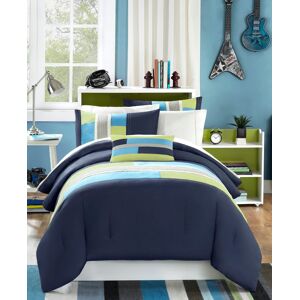 Mi Zone Pipeline Reversible 4-Pc. Comforter Set, King/California King - Navy