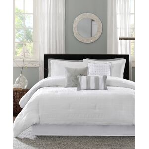 Madison Park Hampton 7-Pc. Comforter Set, Queen - White