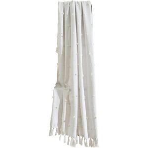 Lush Decor Boho Tufted Cotton Woven Tassel Fringe Throw Blanket - Natural