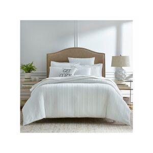 Charter Club Damask Designs Cable Knit 3-Pc. Comforter Set, Full/Queen, Created for Macy's - White