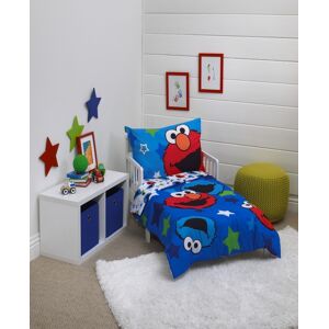 Nojo Sesame Street 4-Piece Toddler Bedding Set - Red