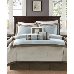 Madison Park Genevieve 7-Pc. Comforter Set, Queen - Blue