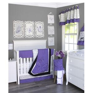 Pam Grace Creations 6 Piece Crib Bedding Set - Butterflies