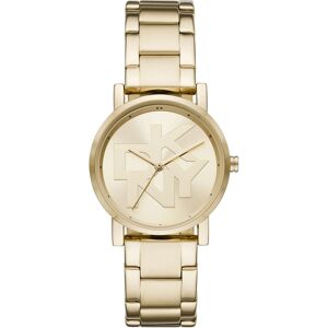 Dkny Women's Soho Three-Hand Gold-Tone Stainless Steel Bracelet Watch, 34mm - Gold-Tone